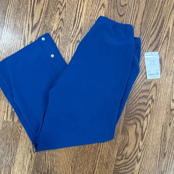 Athleta MVP Snap Pant Maritime Blue Small Petite new with tags track pant - Picture 9 of 9